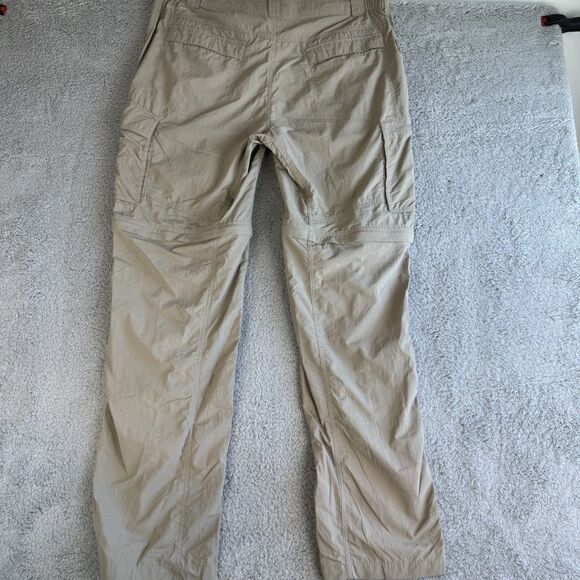 Columbia Pants Mens 38x34 Beige Cargo Hiking‎ Convertible Zip Off Omni Shield - Picture 7 of 11